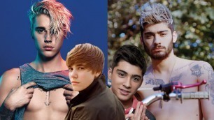 'Justin Bieber Vs. Zayn Malik: CRAZIEST TRANSFORMATION?! | Hollywire'