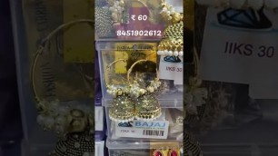 'Oxidised Earrings wholesale r in Mumbai | fashion jewelry | bhoiwada market'