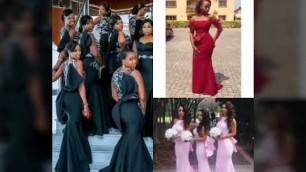 '2020/2021 Nigerian Bridesmaid Dresses Style Inspiration for Weddings'