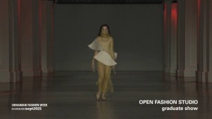 'OPEN FASHION STUDIO graduate show Ukrainian Fashion Week noseason sept 2021'