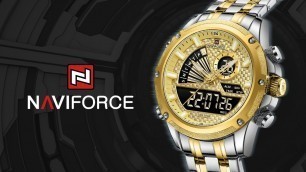 'Latest Design of 2022 October丨NAVIFORCE Watch Powerful NF9205 Futuristic Style Analog-Digital Watch'