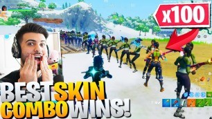 'I Hosted A 100 PLAYER Fortnite FASHION Contest! (Best Skin & Emote Wins!)'